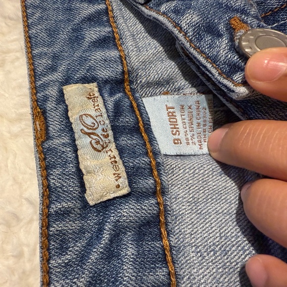 So Wear It Declare It Light Blue Jeans with Gold Accents - Picture 7 of 7